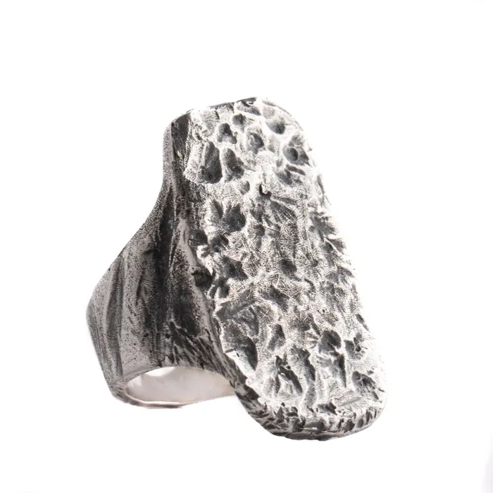 ANCIENT STONE RING 925 STERLING SILVER JewelryLab Rings