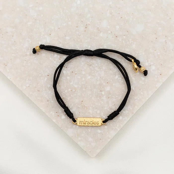 Bracelets Miracles Words of Wisdom Bracelet My Saint My Hero
