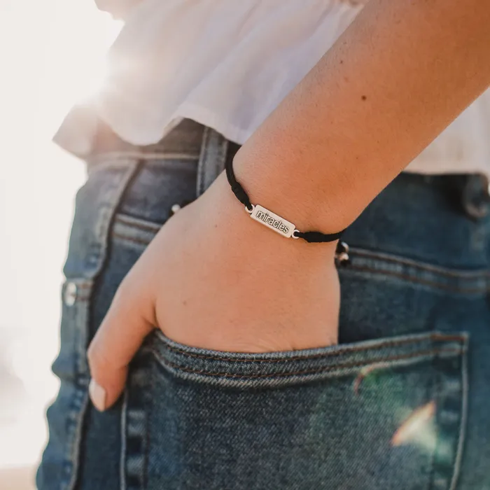 Bracelets Miracles Words of Wisdom Bracelet My Saint My Hero