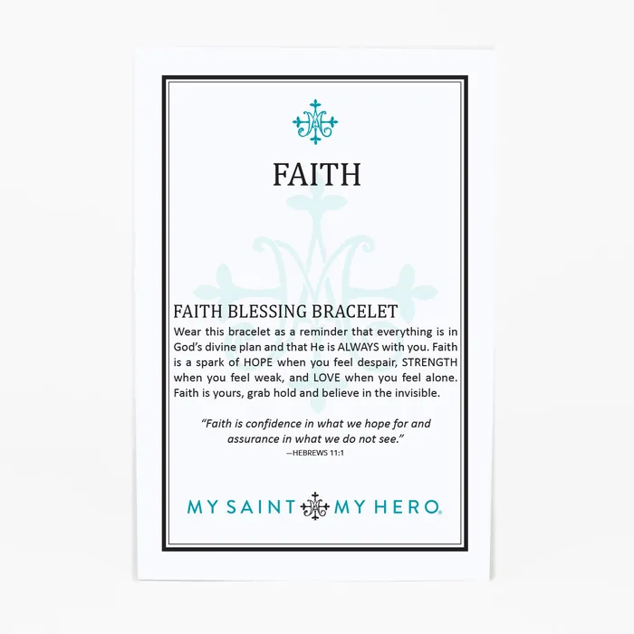 Bracelets My Saint My Hero Faith Blessing Bracelet