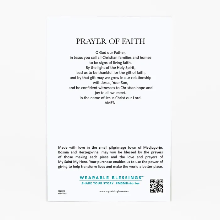 Bracelets My Saint My Hero Faith Blessing Bracelet