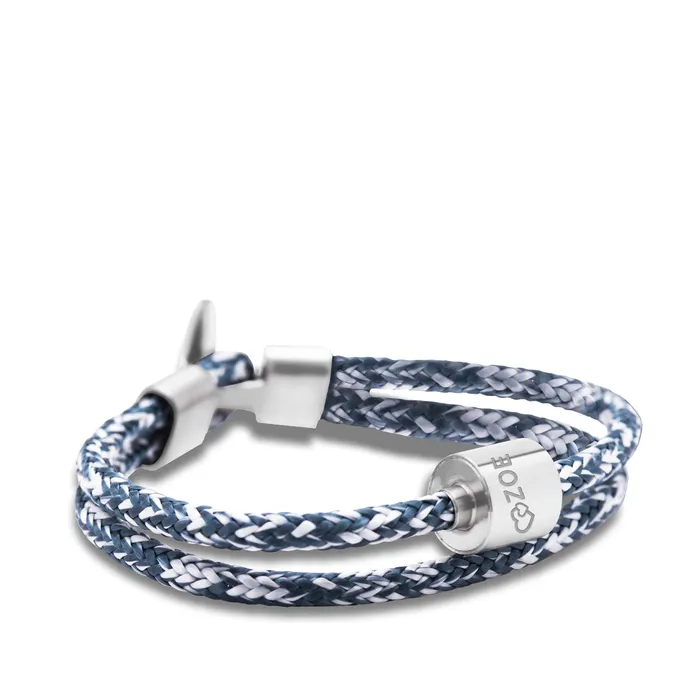 Bracelets Tadblu Jeans TadBlu Naval Cord Mens Cremation Bead Bracelet