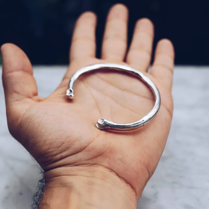 COYOTE BONE BRACELET 925 STERLING SILVER Jess Zabala Jewelry Bracelets