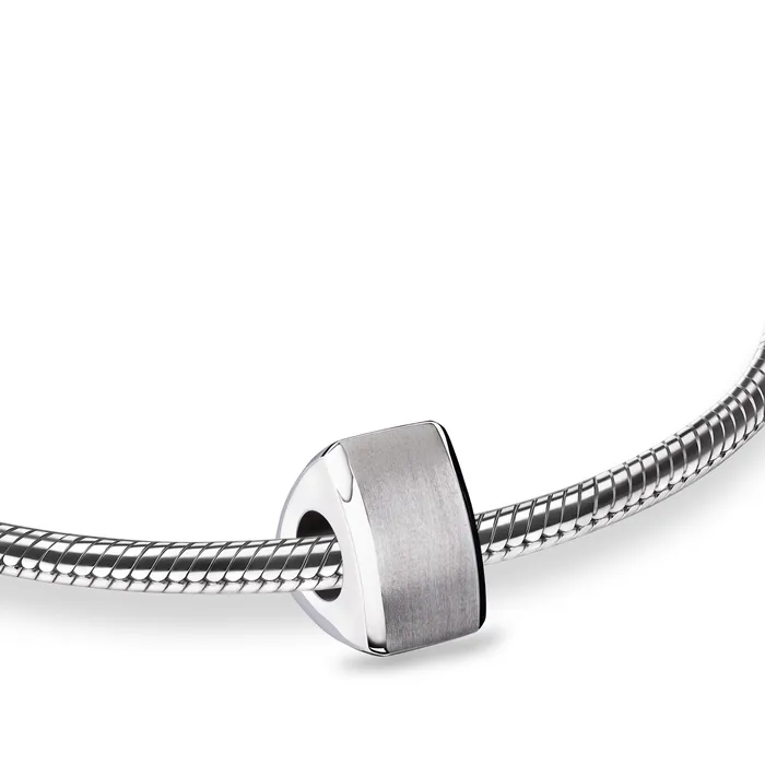 LoveUrns Treasure Bracelets Essence Two Tone Rhodium Plated Cremation Bracelet Bead LoveUrns Treasure Bracelets Essence Two Tone Rhodium Plated Cremation Bracelet Bead