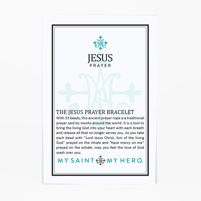 My Saint My Hero Bracelets Jesus Prayer Bracelet