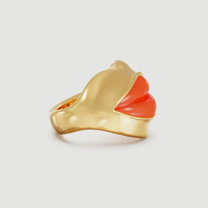 Naimah Rings Love Lips Rouge Ring