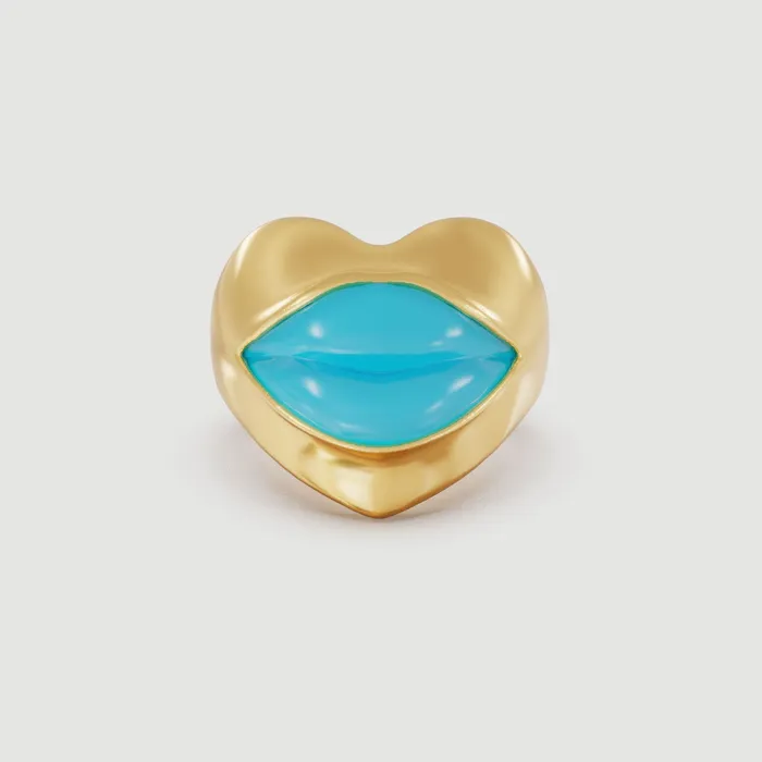 Naimah Rings Love Lips Rouge Ring