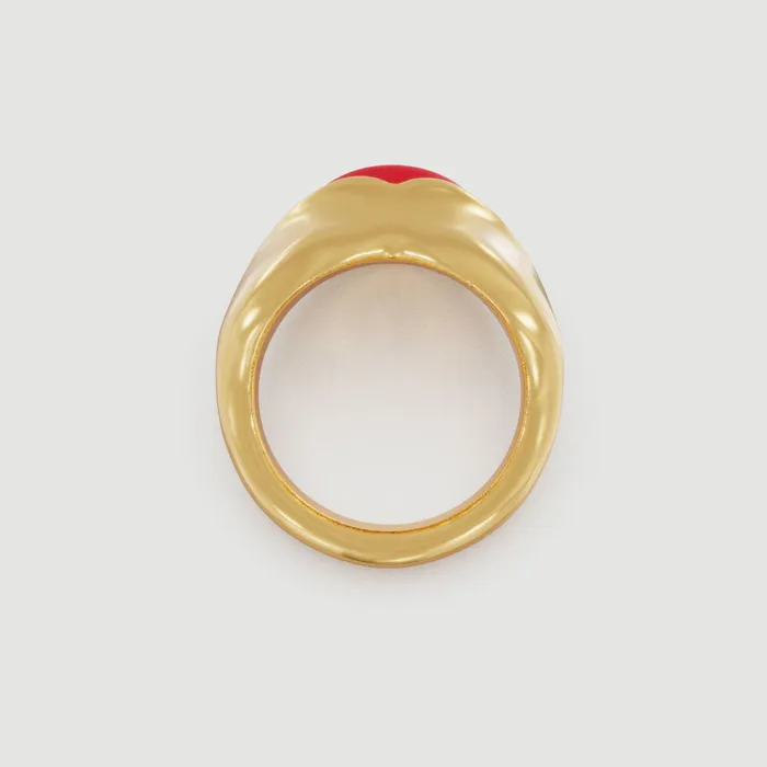 Naimah Rings Love Lips Rouge Ring