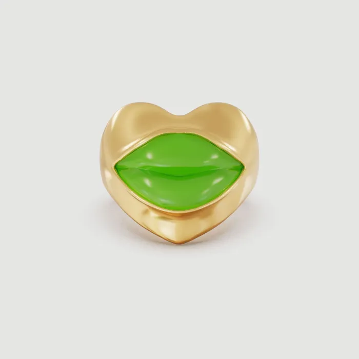 Naimah Rings Love Lips Rouge Ring