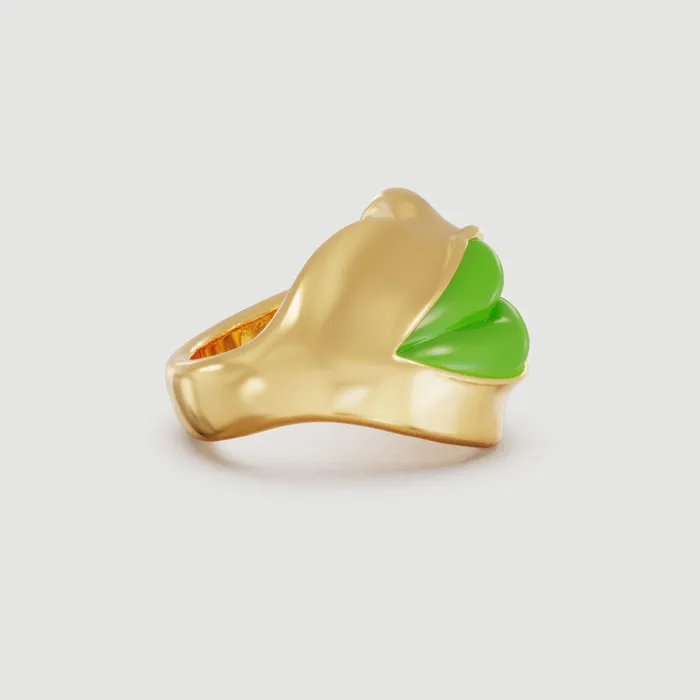 Naimah Rings Love Lips Rouge Ring