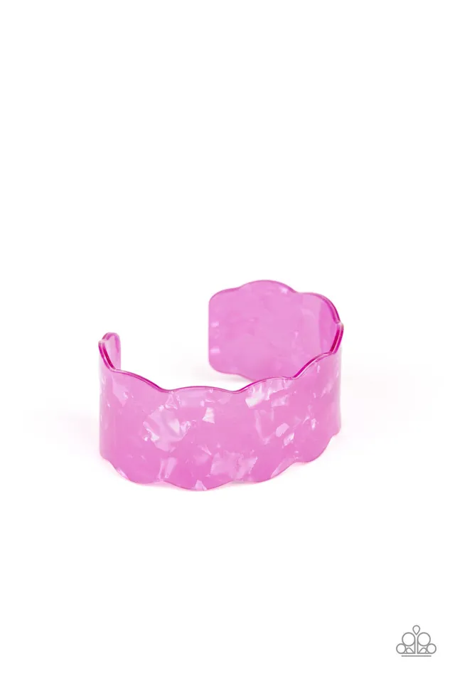 Retro Ruffle Pink Paparazzi Bracelet All Eyes On U Jewelry Paparazzi Accessories Bracelets Retro Ruffle Pink Paparazzi Bracelet All Eyes On U Jewelry Paparazzi Accessories Bracelets