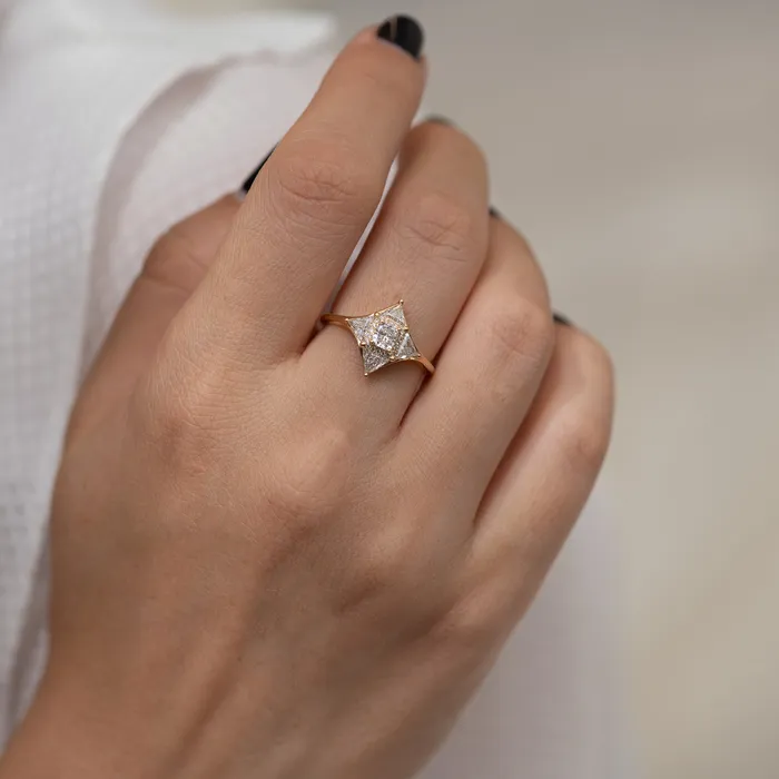 Rings Diamond Star Ring ARTEMER