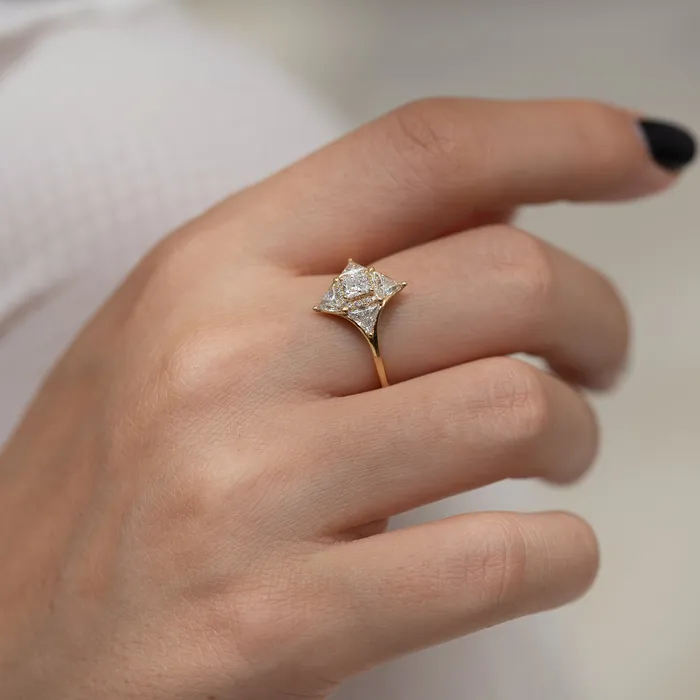 Rings Diamond Star Ring ARTEMER