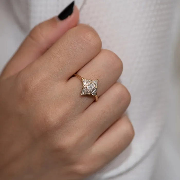 Rings Diamond Star Ring ARTEMER