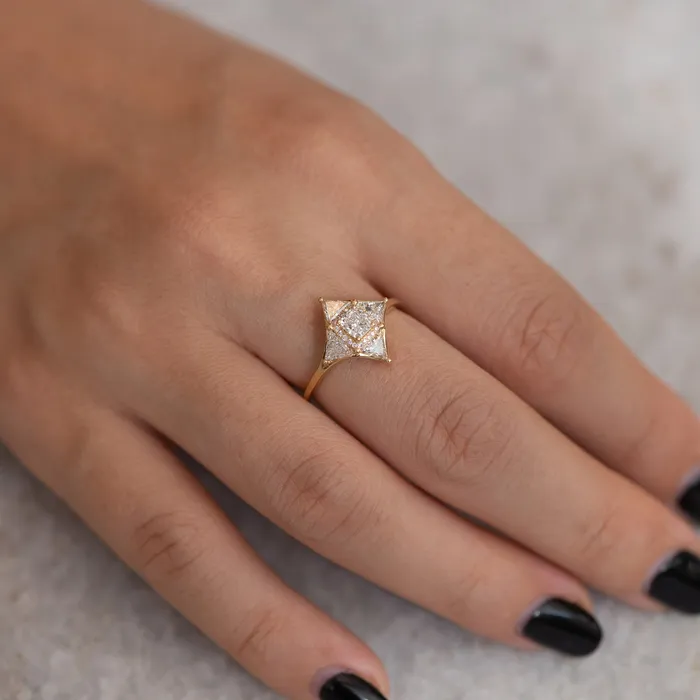 Rings Diamond Star Ring ARTEMER