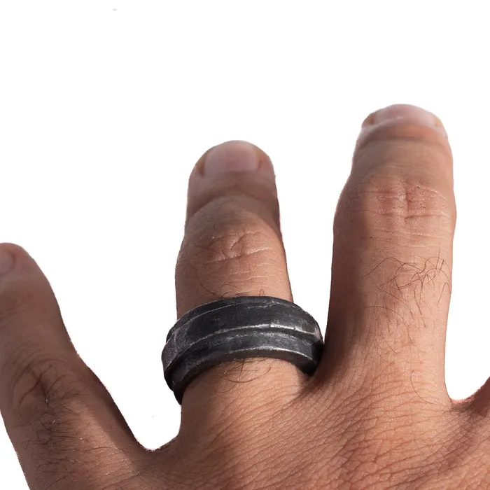 Rings JewelryLab SAMA RING OXIDIZED 925 STERLING SILVER