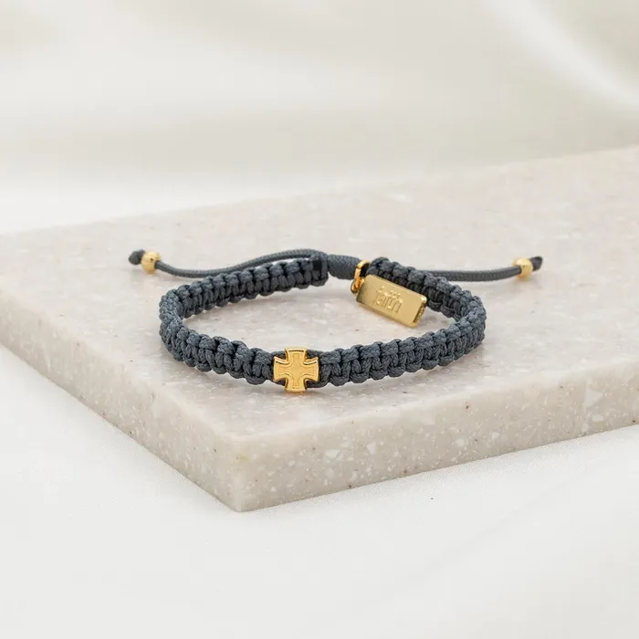 Wonderfully Made Bracelet Gold Cross My Saint My Hero Bracelets